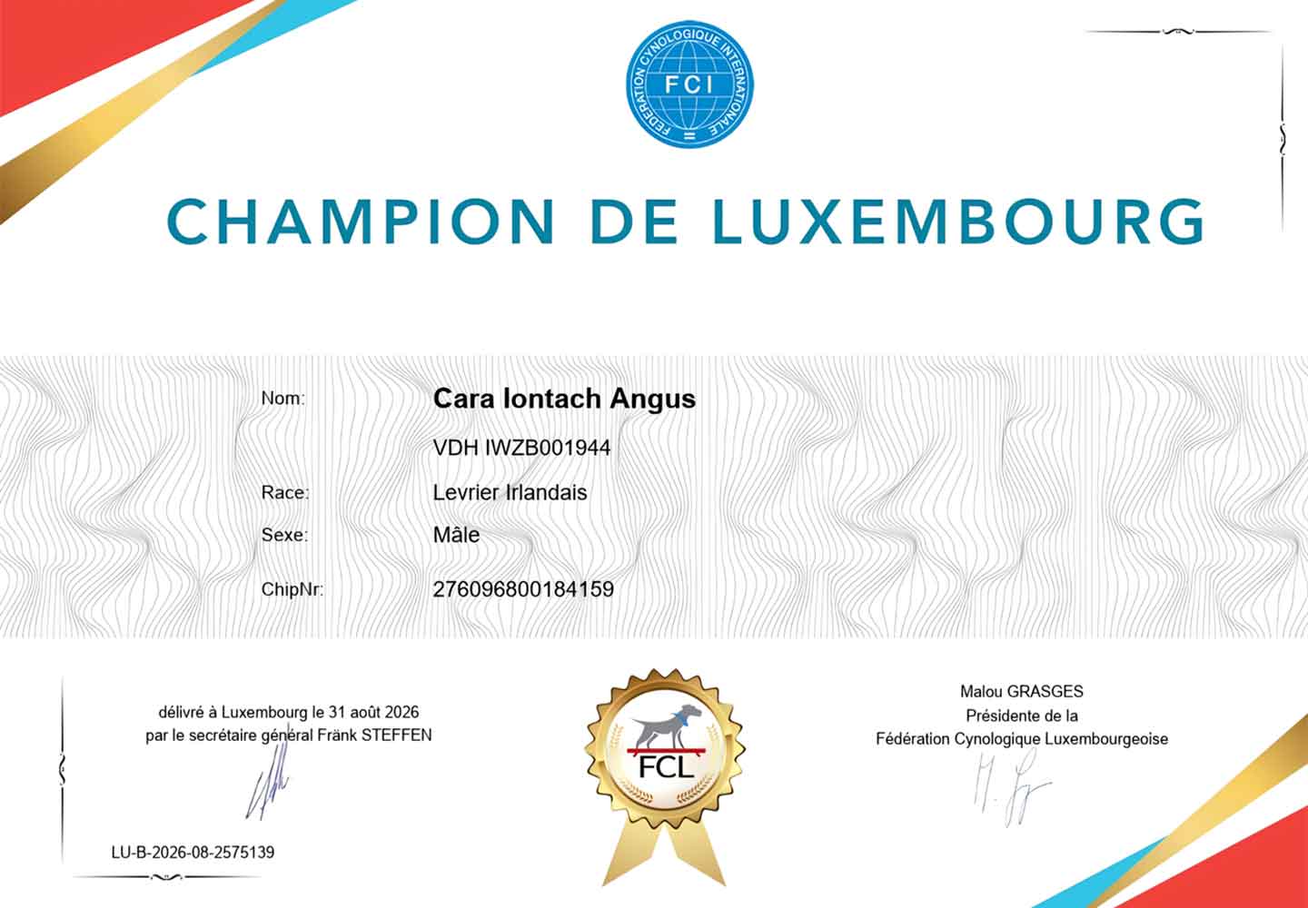 luxemburgerischer Champion